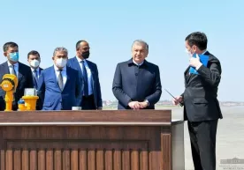 Шавкат Мирзиёев Самарқанд вилоятига ташрифини бошлади фото
