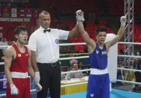 Boks. Nodirjon Mirzaahmedov ham keyingi bosqichda фото
