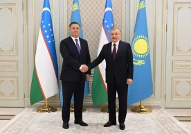 Shavkat Mirziyoyev Qozog‘iston bosh vaziri o‘rinbosarini qabul qildi фото