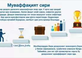 Муваффақият сири фото