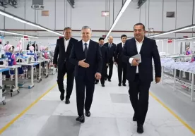 Андижондаги корхонада Президент нималарни кўздан кечирди? фото