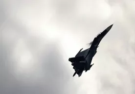 Қозоғистонда Су-27 самолёти қулаб тушди фото