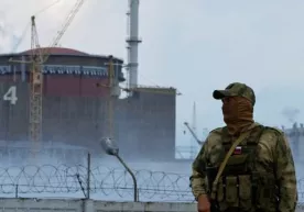 Россия ЗАЭС қувват блоки яқинида «Град» реактив тизимини ўрнатди фото
