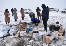 Нукусда парфюмерия ва бошқа махсулотлар йўқ қилинди фото