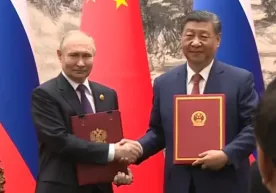 Путиннинг Хитойга ташрифи. У деярли барча йирик амалдорларини ўзи билан олиб келди фото