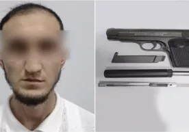 Тошкентда эркак масжидга қурол олиб кираётганда қўлга тушди фото