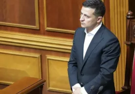 O‘g‘lini birinchi sinfga olib borgan Zelenskiy matbuot vakillari bilan janjallashib ketdi (video) фото