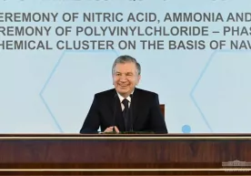 Менга ёқади «дух» олдик деган — Президент ёш тадбиркорга ҳазил қилди фото