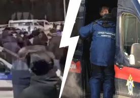 Moskvada migrantlar va politsiya o‘rtasida to‘qnashuv yuz berdi фото