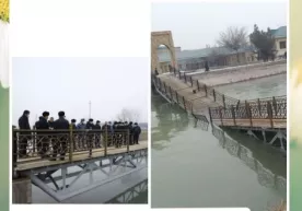 Наманган шаҳрида кўприк синиб кетди фото