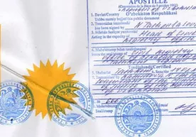 Ўзбекистонда апостиль учун тўлов миқдори 10 баробарга камайтирилди фото