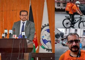 Afg‘onistonning sobiq vaziri Germaniyada pitssa tashuvchi bo‘lib ishga kirdi фото