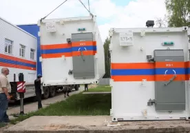 Россия ҳар қандай қуролдан ҳимояланиш учун мобиль бомбапаноҳлар ўрнатмоқчи фото