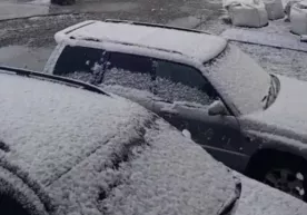 Qirg‘izistonda qor yog‘di (video) фото