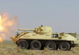 Ўзбекистонда масофадан бошқариладиган артиллерия қуроли синовдан ўтказилмоқда (фото) фото