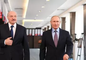 Путин ва Лукашенко биргаликда космодромга учади фото