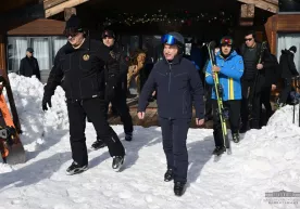 Мирзиёев ва Лукашенко «Амирсой»да чанғи учишди фото