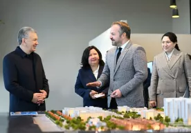 Prezident Yangi Toshkentdagi ilm va ta'lim maskanlari qurilishi bilan tanishdi (foto) фото