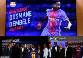 "Barselona" Dembeleni qanday tanishtirdi? (foto) фото