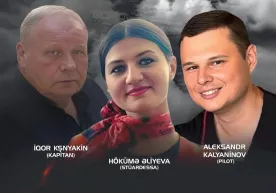 Ilhom Aliyev samolyot halokatida jasorat koʻrsatgan ekipaj a'zolarini taqdirladi фото