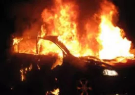 Buxoroda yuk mashinasi butunlay yonib ketdi, haydovchi ulgurmadi (video) фото