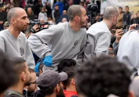 Isroil ozod qilgan falastinliklar tantana bilan kutib olindi (video) фото