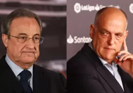 Tebas, Real Madrid Başkanı Perez'i sert bir dille eleştirdi: "Futbol için oynamıyor, güç için oynuyor" фото