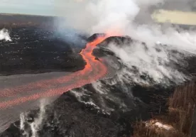Ҳавайидаги вулқон туфайли АҚШнинг майдони кенгайди (фото) фото