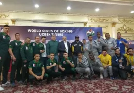 "Uzbek Tigers"нинг колумбиялик боксчиларга қарши таркиби билан танишинг фото
