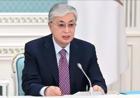 To‘qayev Rossiya va Ukraina o‘rtasida «haqiqiy muzokaralar» o‘tkazish zarurligini aytdi фото