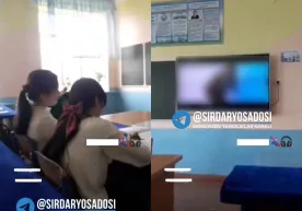 Сирдарёдаги мактабда ўқувчилар клип томоша қилди, синф раҳбари ва директор ишдан олинди фото