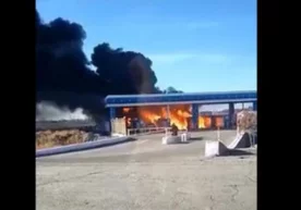 O‘zbekistondagi gaz quyish shoxobchasi portlash yuz berdi (video) фото