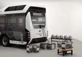Toyota ва Honda табиий офатларда ёрдам берадиган автобус-электростанцияни яратди фото
