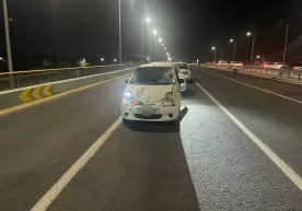 Тошкентда Matiz электроскутерни уриб юборди фото