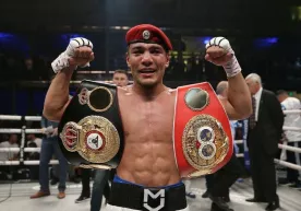 Муроджон Аҳмадалиев чилилик боксчини мағлуб этиб, чемпионлик камарларини ҳимоя қилди фото