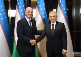 Janni Infantino: "Bu buyuk mamlakat – O‘zbekistondagi birinchi FIFA turniri bo‘ladi" фото