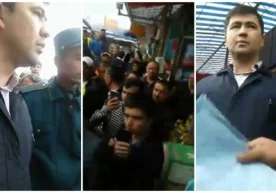 “Koʻrinmas qalpoqchali hokimiyat vakili”. Oʻrikzor bozoridagi voqeadan keyingi hangomalar фото