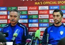 Вадим Абрамов: "Камчиликлар ҳақида ҳозир гапирмоқчи эмасман" (матбуот анжумани) фото