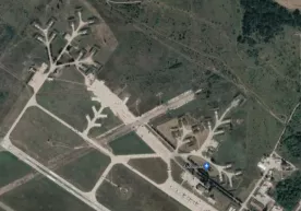 Rossiyaning Kurskdagi aerodromiga 16 ta dron hujum qildi фото