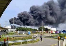 Германиядаги кимё заводида кучли портлаш юз берди (видео) фото