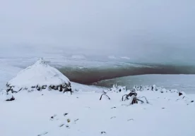 Африкада қор ёғди (видео) фото