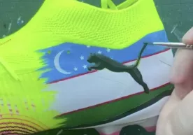 Patriotism in Every Step: Abdulkodir Khusonov’s Custom Boots Steal the Show! (video) фото