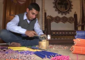 Pokistonlik yigit qalamlar orqali Ginnes rekordlar kitobiga kirdi (video) фото