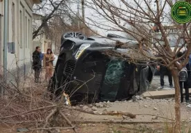 Тошкентда «BMW X5» ЙТҲга учради (фото) фото