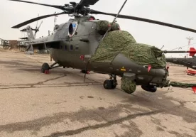 Ўзбекистонга Россиядан 4та Ми-35М вертолётлари олиб келинди (фото) фото