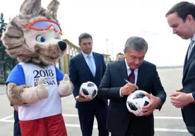 Shavkat Mirziyoyev Moskvaga yetib bordi (foto) фото