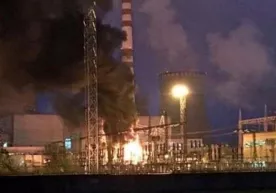 Украинадаги АЭСда кучли ёнғин содир бўлди (видео) фото