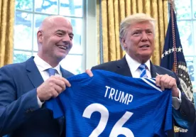 Trump ve Infantino'nun Dünya Kupası görüşmesi: Rusya için "barışa teşvik" mi? фото