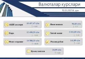 Ўзбекистонда долларнинг расмий курси яна кўтарилди фото