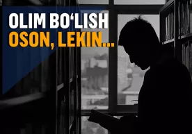 “Odam bo‘lish qiyin” – olimlik va odamlikni farqlovchi asar фото